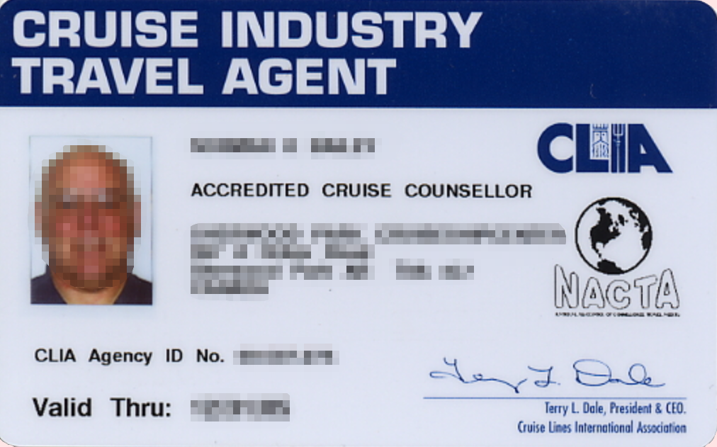 clia travel agent card